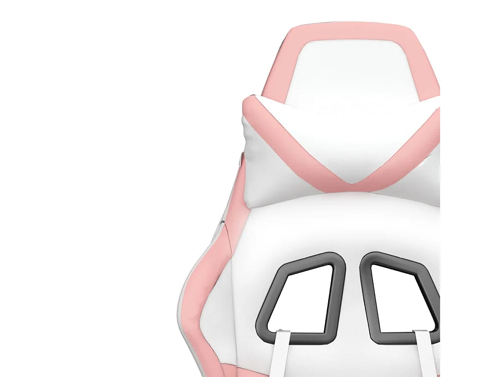 Chaise de jeu Blanc et rose Similicuir