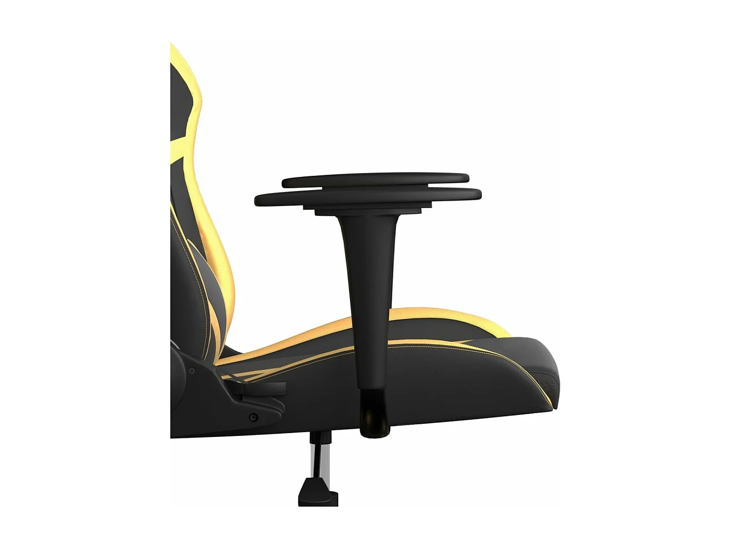 Chaise de jeu Noir et doré Similicuir