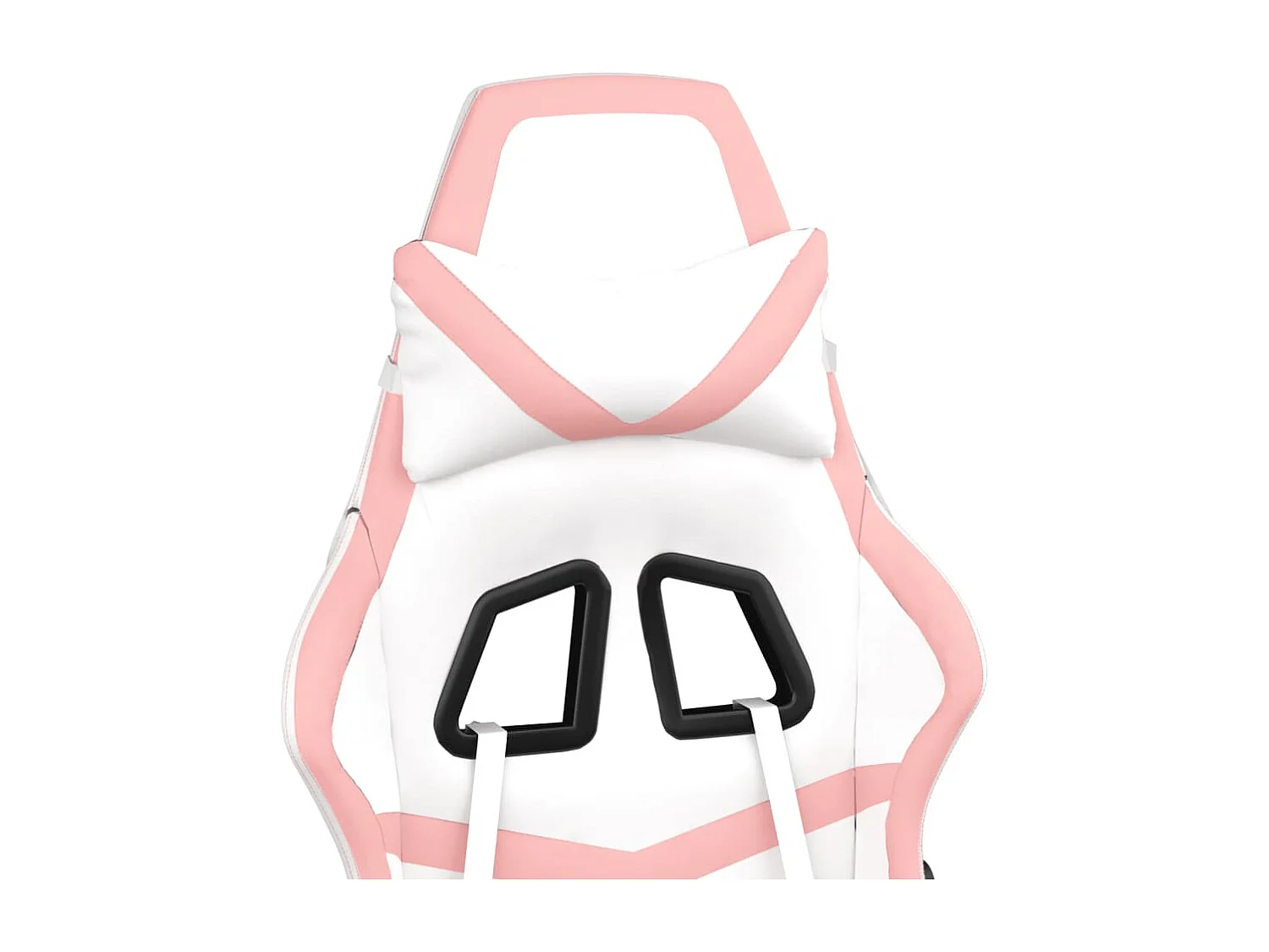 Chaise de jeu de massage Blanc et rose Similicuir