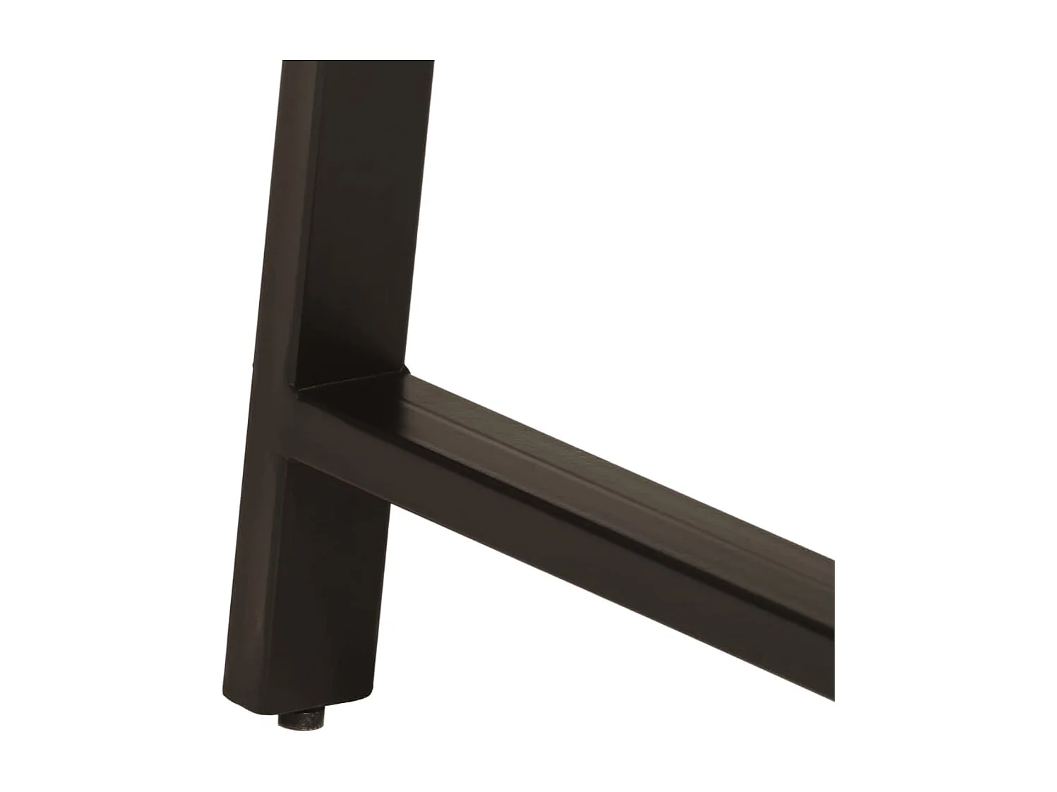 Bureau avec tiroirs 105x55x70 bois de manguier massif et fer