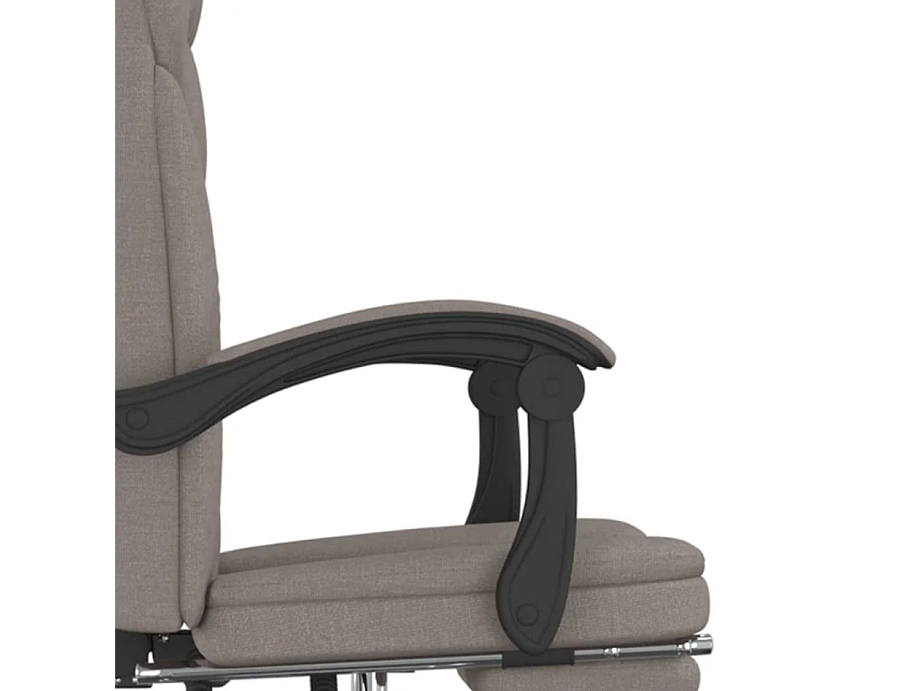 Fauteuil inclinable de bureau Taupe Tissu