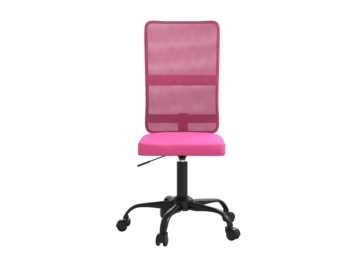 Chaise de bureau rose tissu en maille