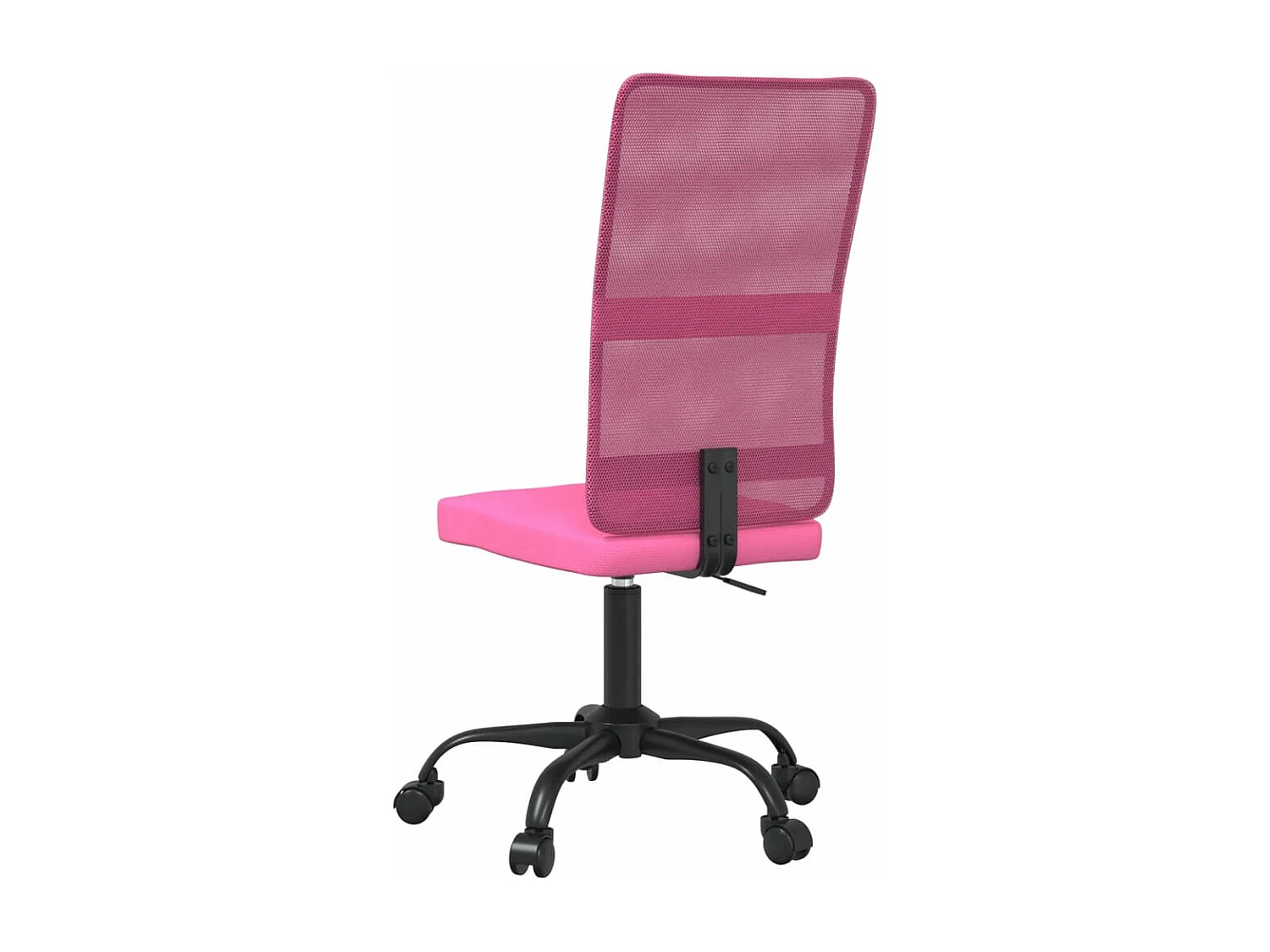 Chaise de bureau rose tissu en maille