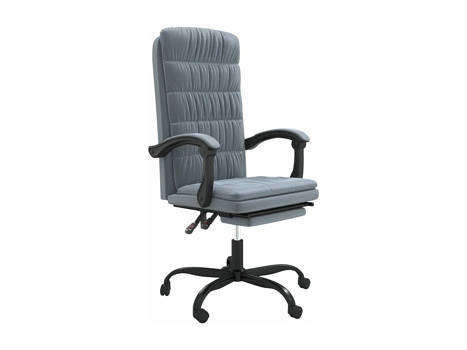 Fauteuil inclinable de bureau Gris foncé Velours