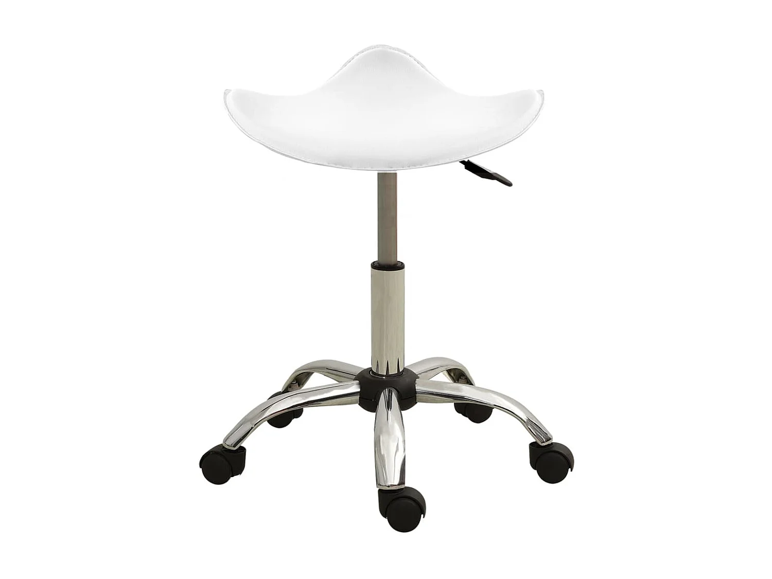 Chaise de bureau Blanc Similicuir 5