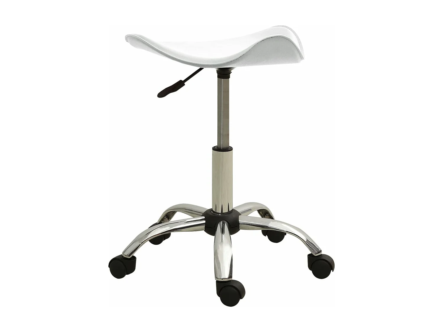 Chaise de bureau Blanc Similicuir 5