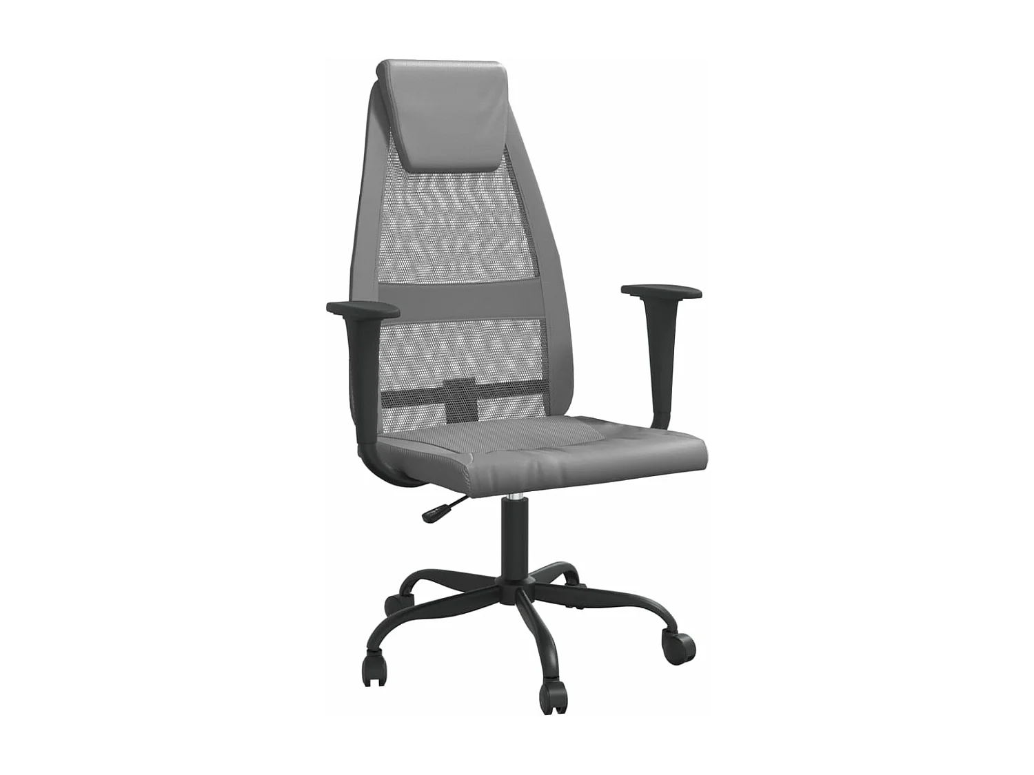 Chaise de bureau réglable en hauteur gris