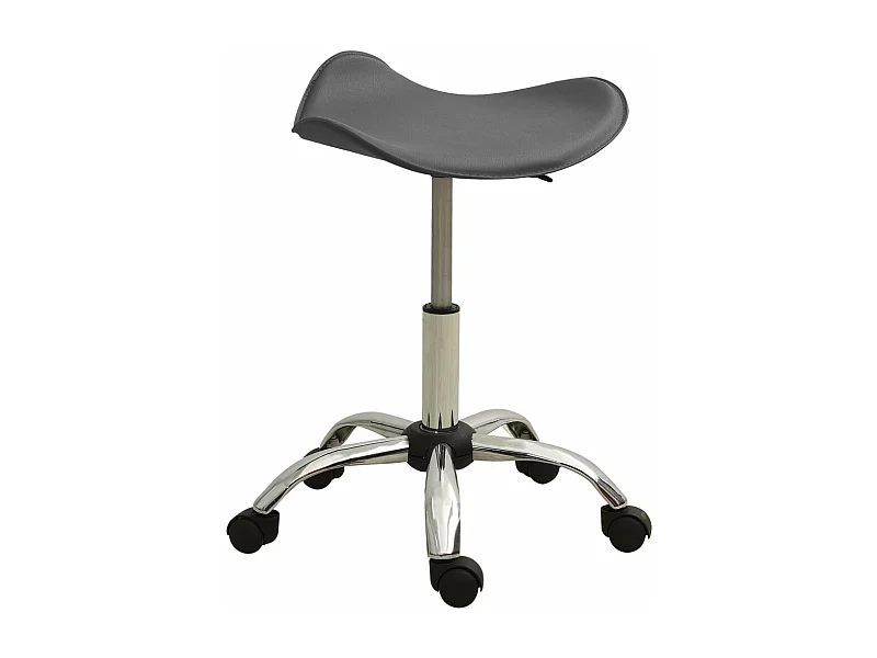 Chaise de bureau Gris Similicuir 4