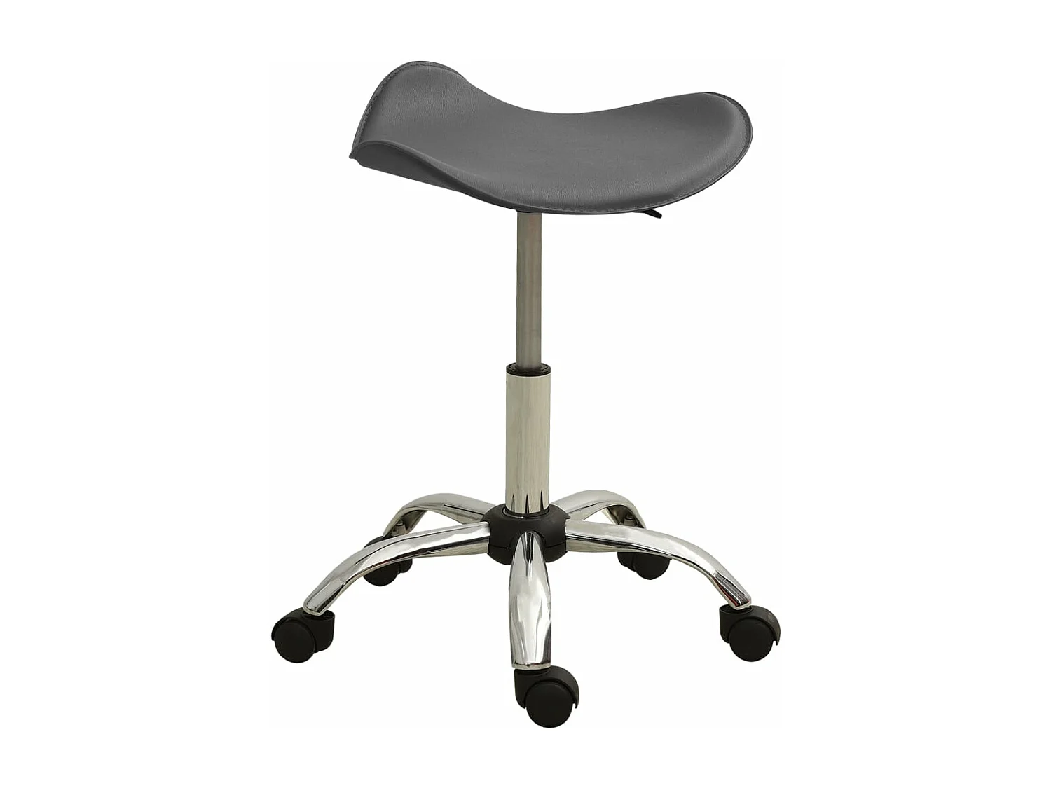 Chaise de bureau Gris Similicuir 4