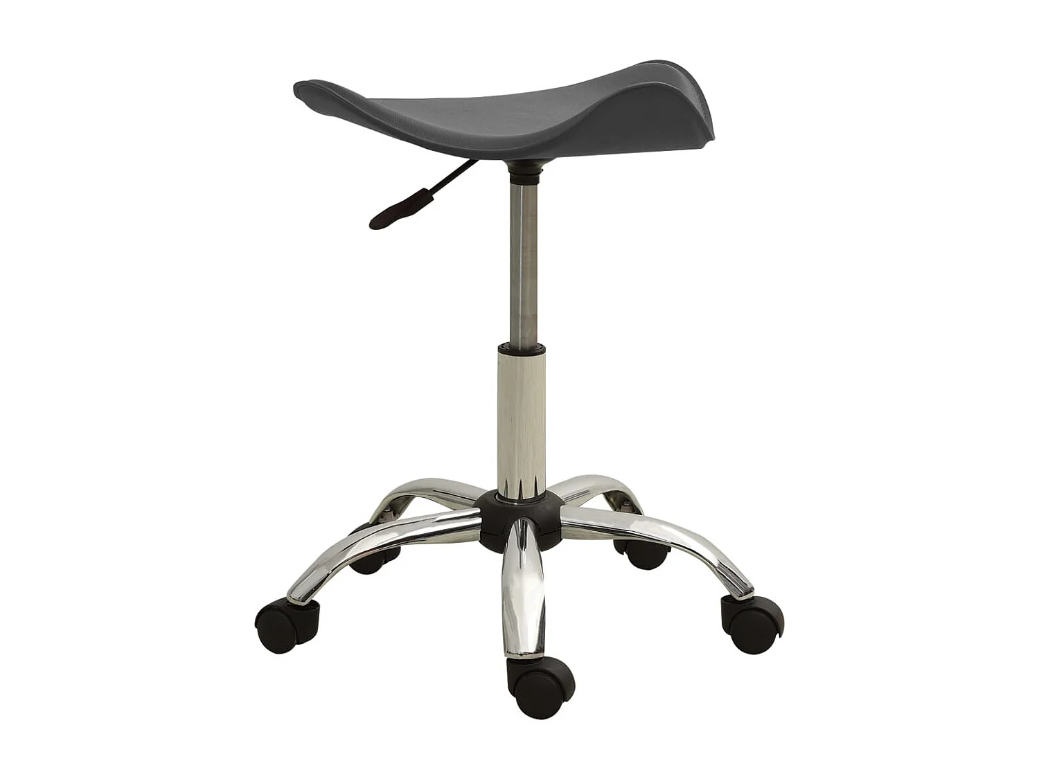 Chaise de bureau Gris Similicuir 4