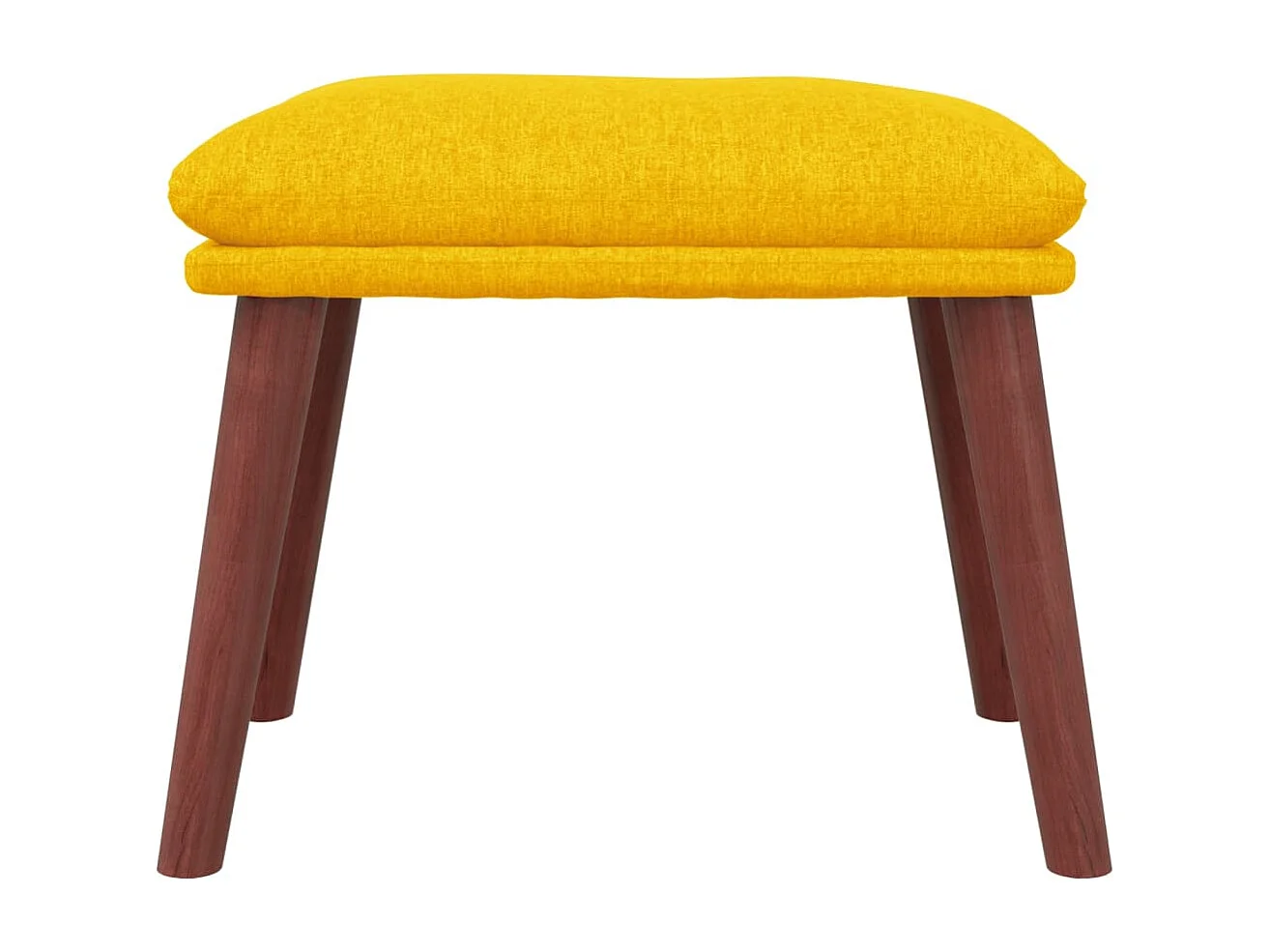 Repose-pied Jaune moutarde 45x29,5x35 Tissu