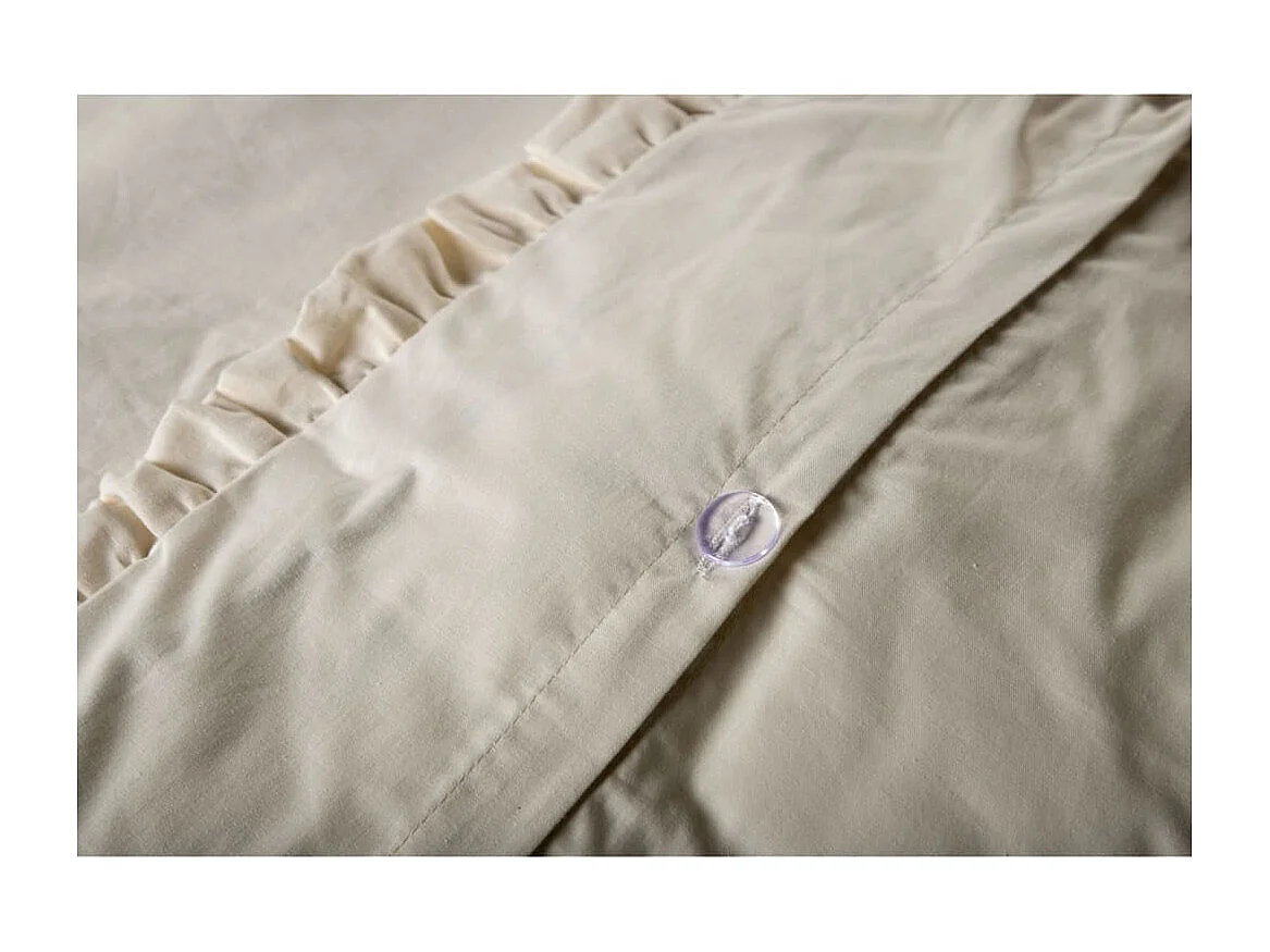 Dekbedovertrek Lias 200x150 cm katoen beige