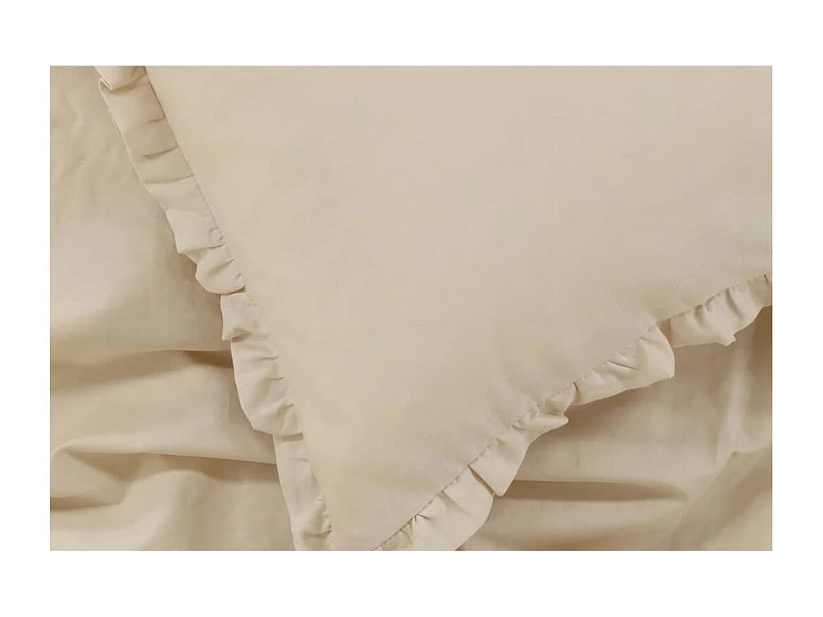 Dekbedovertrek Lias 200x150 cm katoen beige