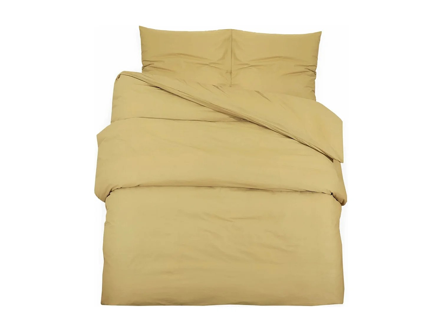 Ensemble de housse de couette Taupe 135x200 Microfibre