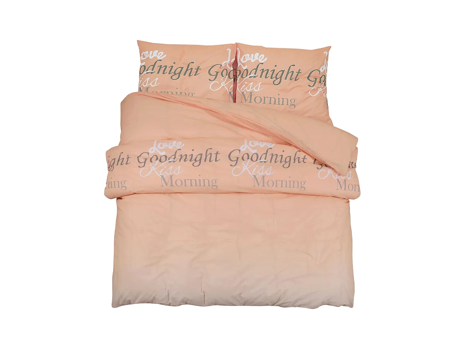 Ensemble de housse de couette rose 260x220 Coton