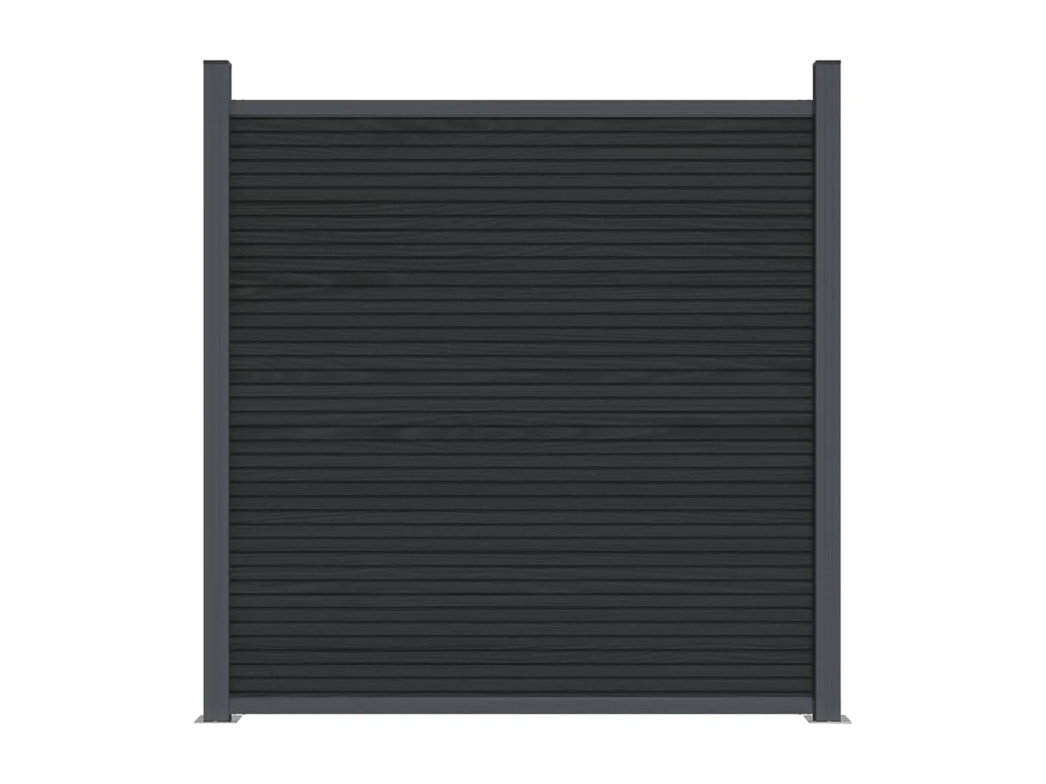 Panneau de clôture gris 1045x186 WPC