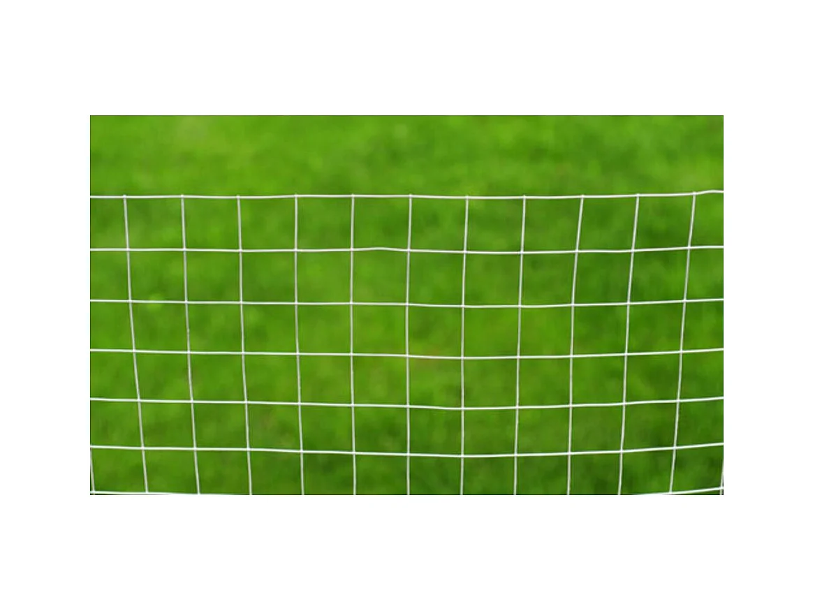 Grillage pour volière Acier galvanisé 10 x 1 m Argenté