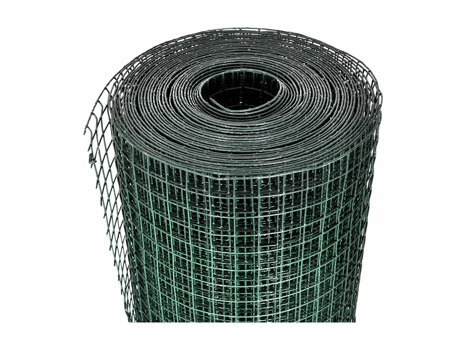 Grillage Acier galvanisé et revêtement en PVC 10 x 1 m Vert 3
