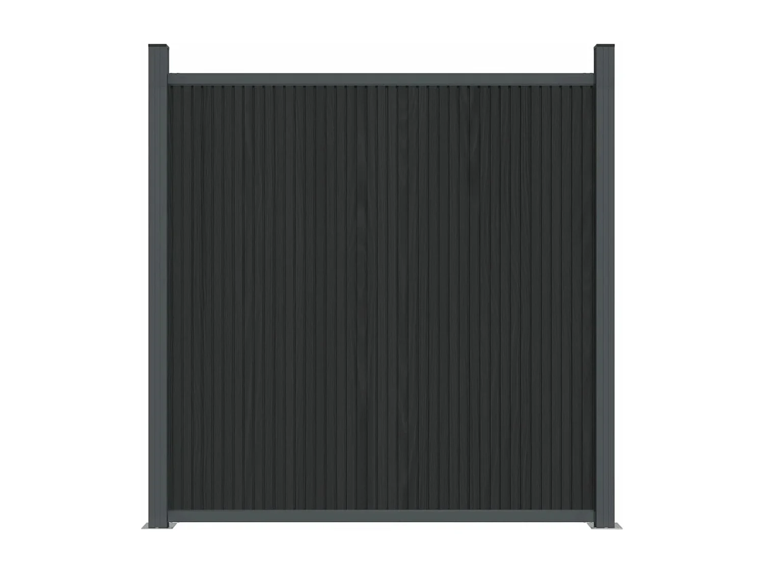 Panneau de clôture gris 526x186 WPC
