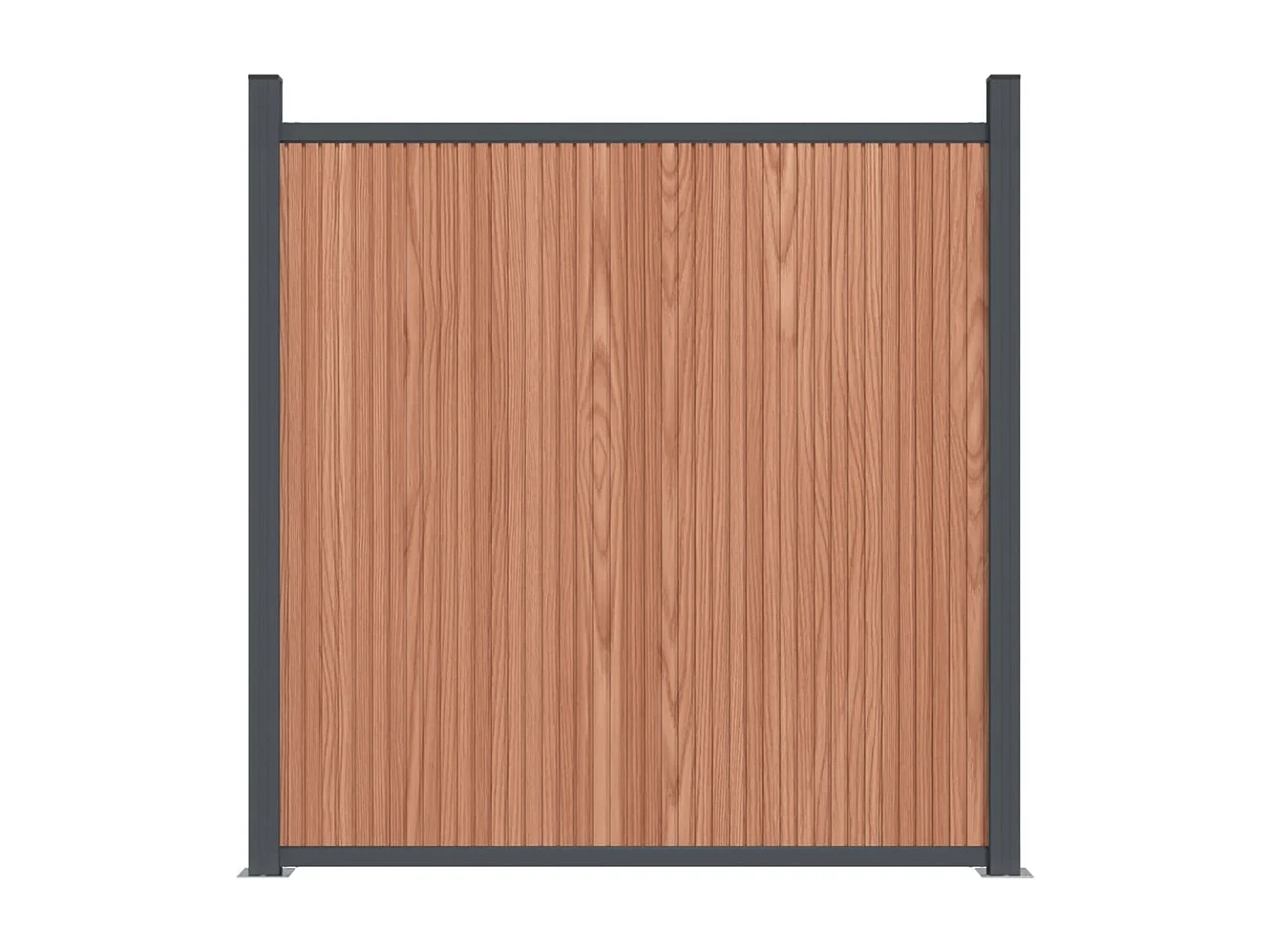 Panneau de clôture marron 1737x186 WPC