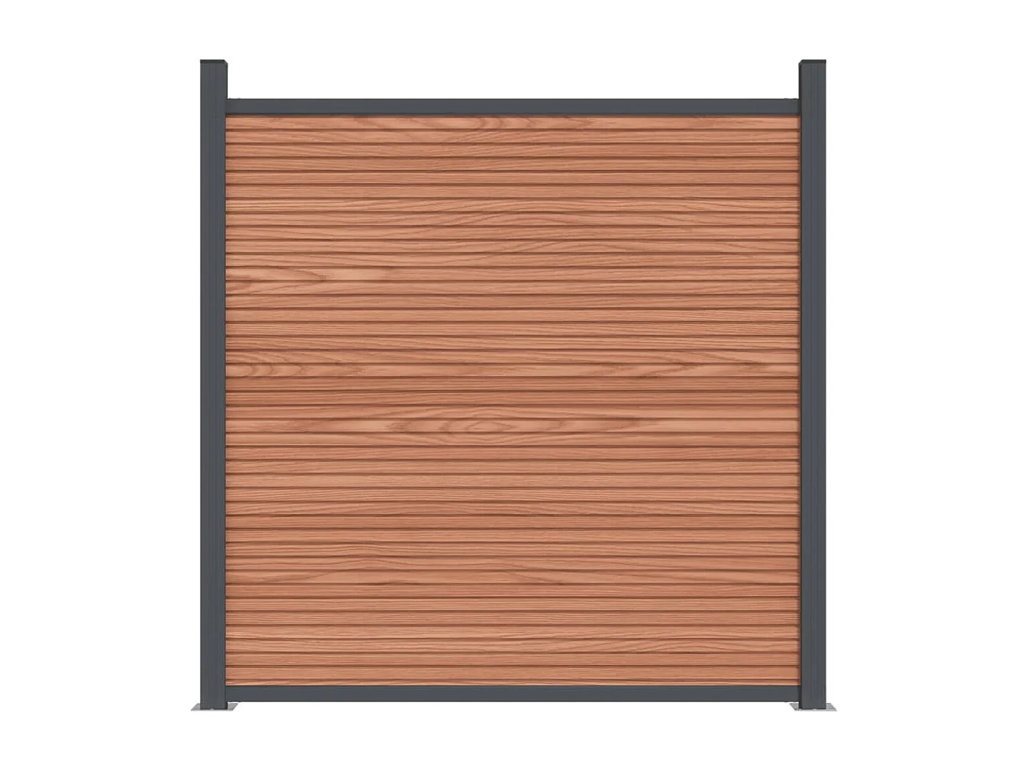 Panneau de clôture marron 699x186 WPC