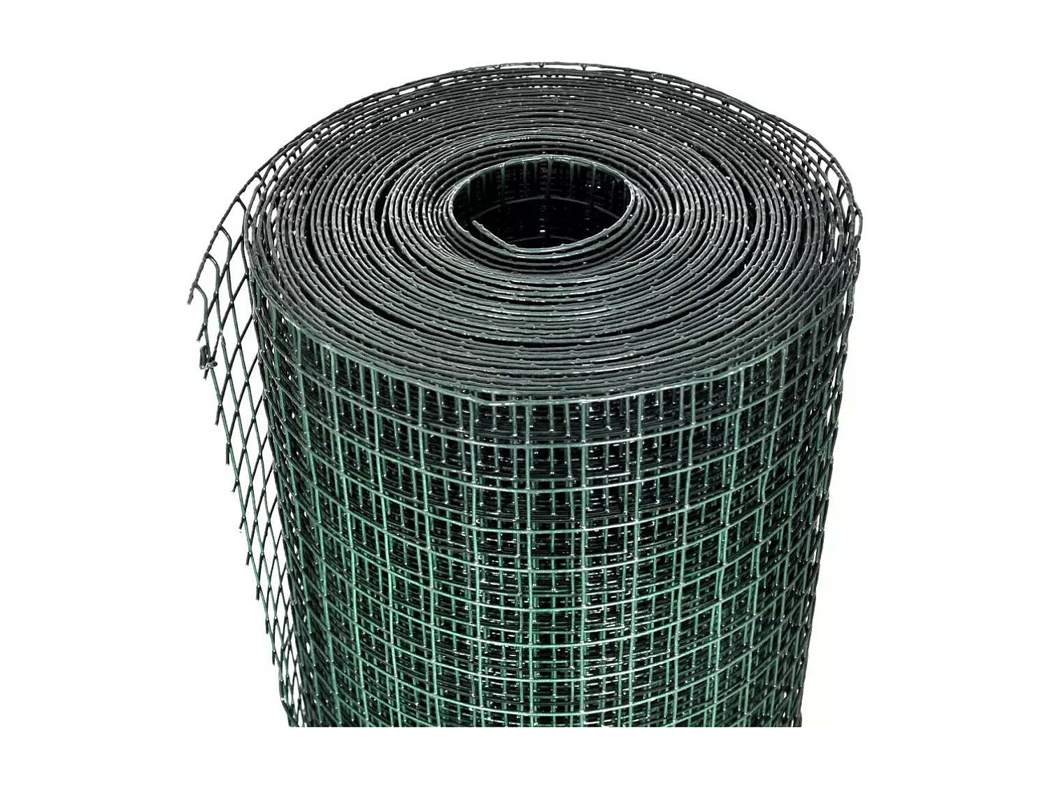 Grillage Acier galvanisé et revêtement en PVC 25 x 1 m Vert