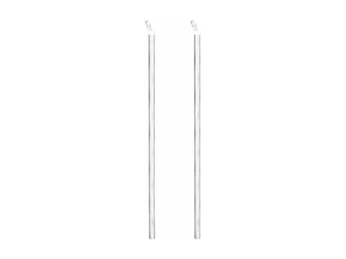 Clôture à mailles losangées et poteaux Acier galvanisé 15x1,5 m