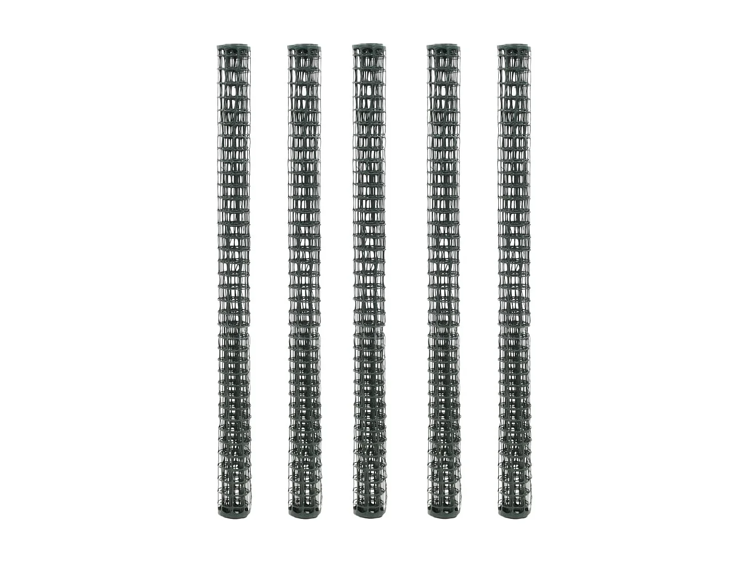 Mailles de clôture de jardin 5 pcs PEHD 1x1,2 m Vert