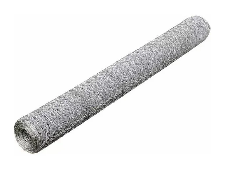 Grillage pour volière Acier galvanisé 25 x 1 m Argenté 4
