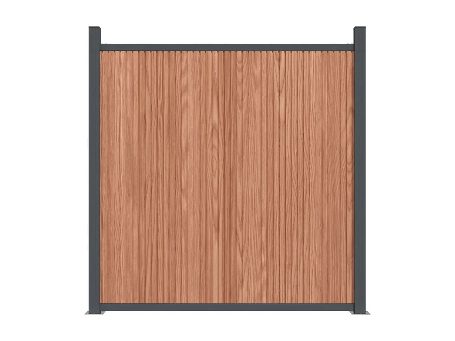 Panneau de clôture marron 526x186 WPC