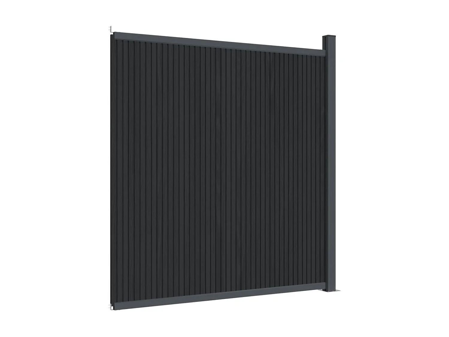 Panneaux de clôture gris 173x186 WPC