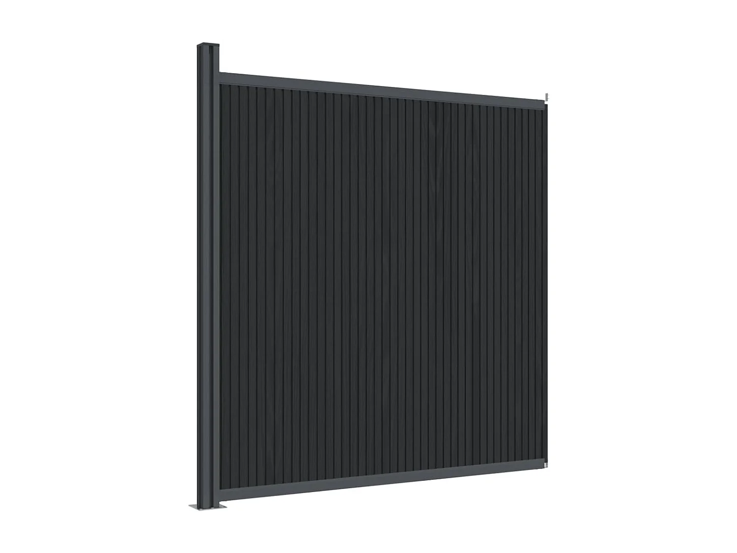 Panneaux de clôture gris 173x186 WPC