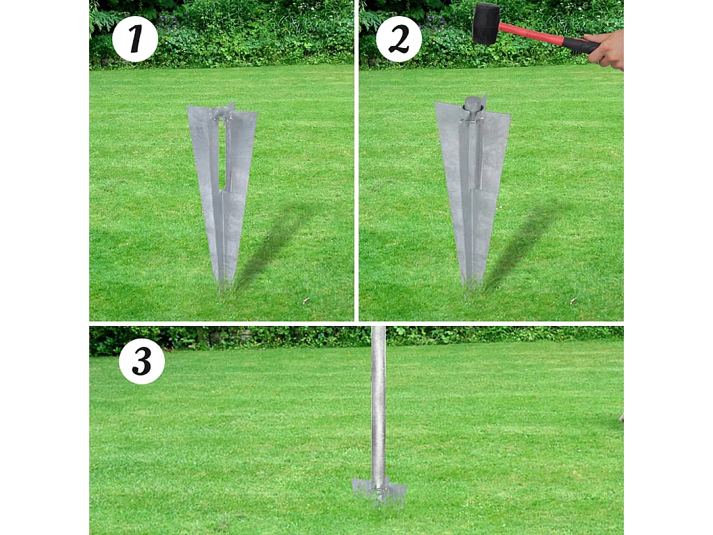 Clôture à mailles losangées et poteaux Acier galvanisé 25x1,25m