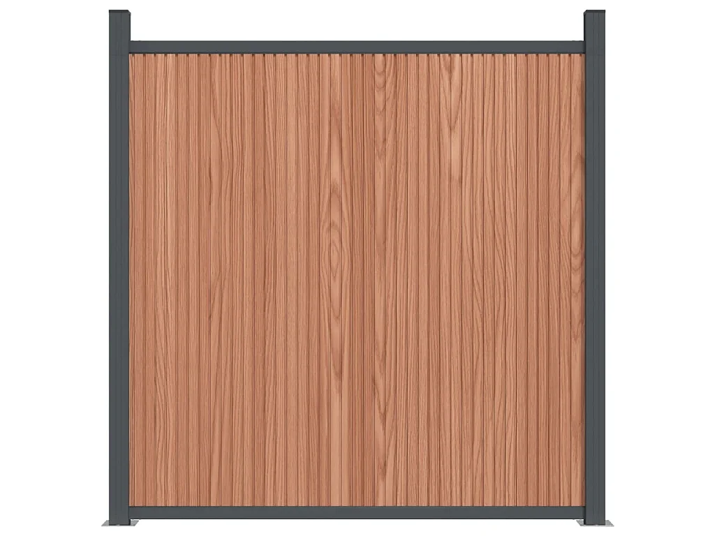 Panneau de clôture marron 1391x186 WPC