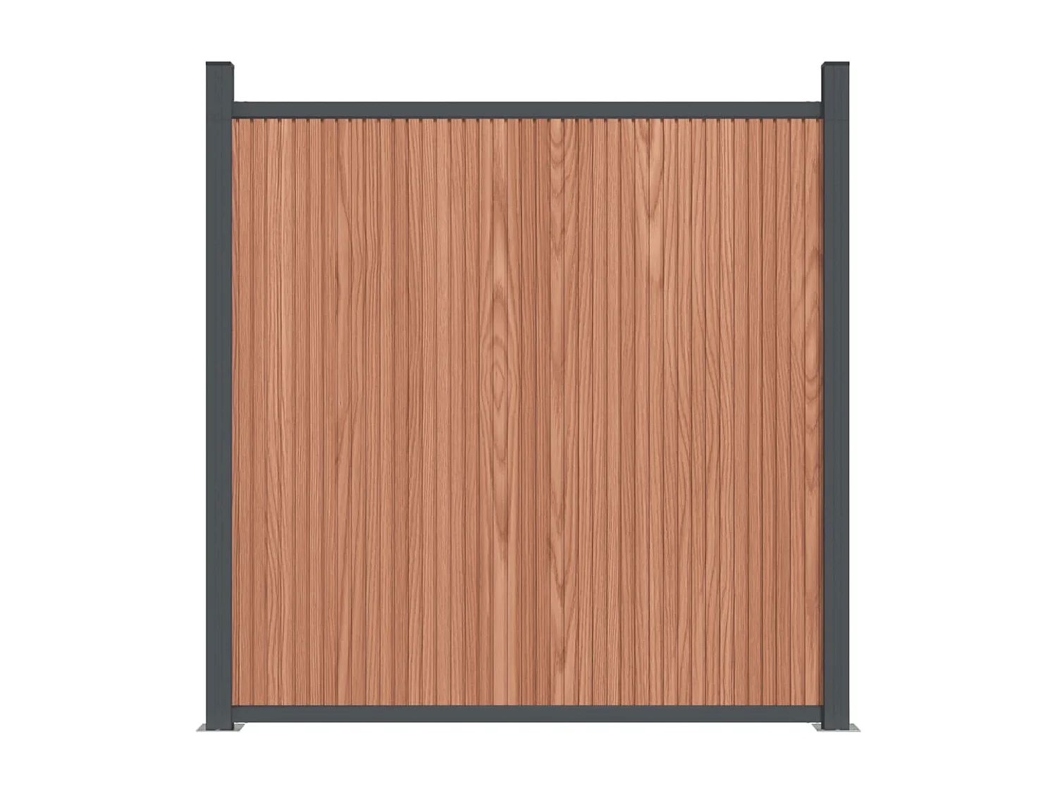 Panneau de clôture marron 1045x186 WPC