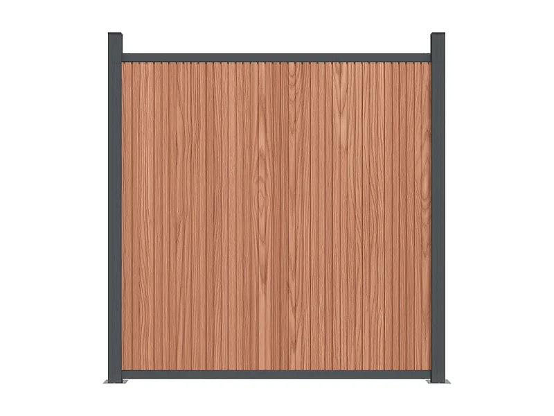 Panneau de clôture marron 1045x186 WPC