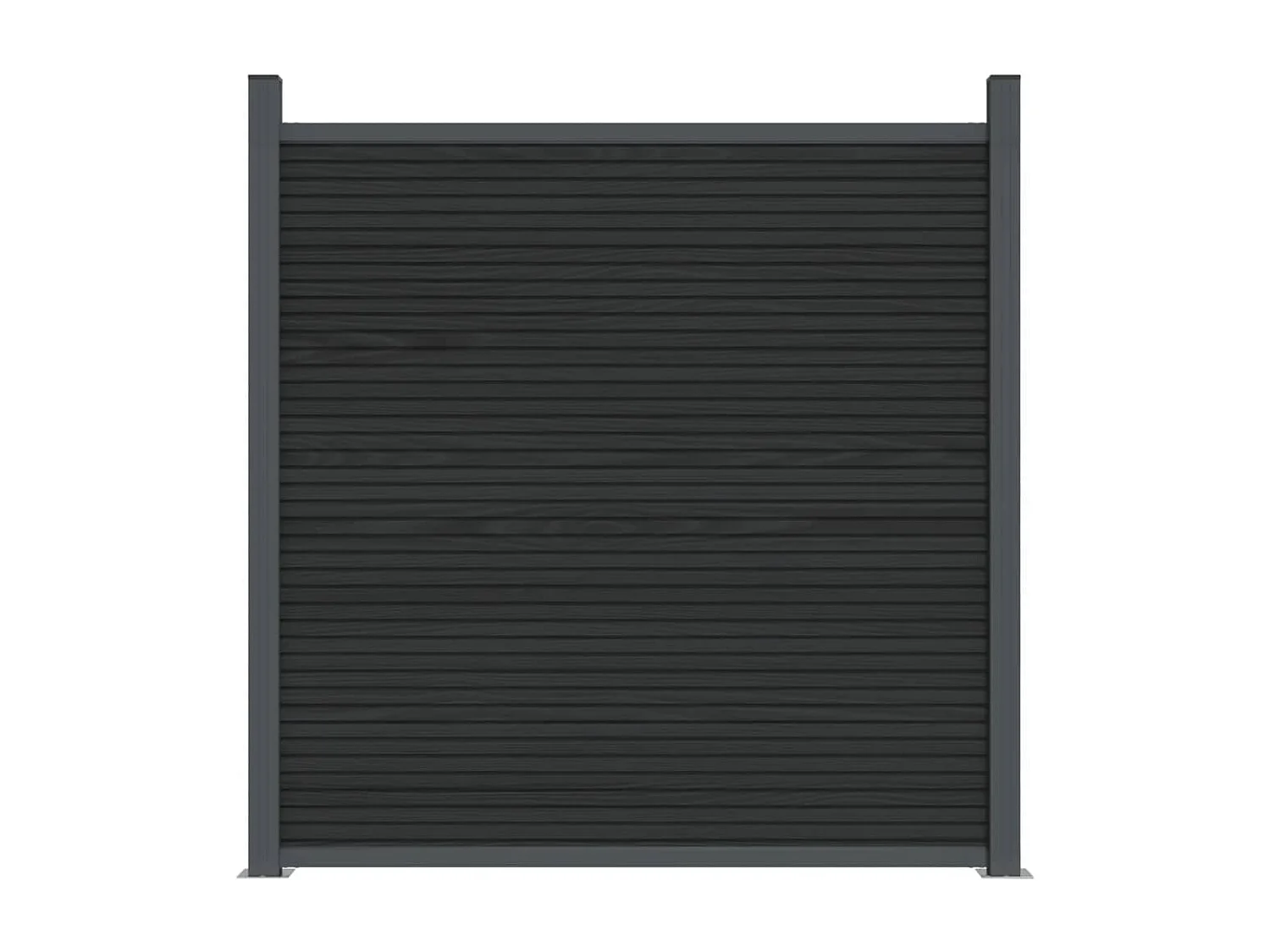 Panneau de clôture gris 872x186 WPC