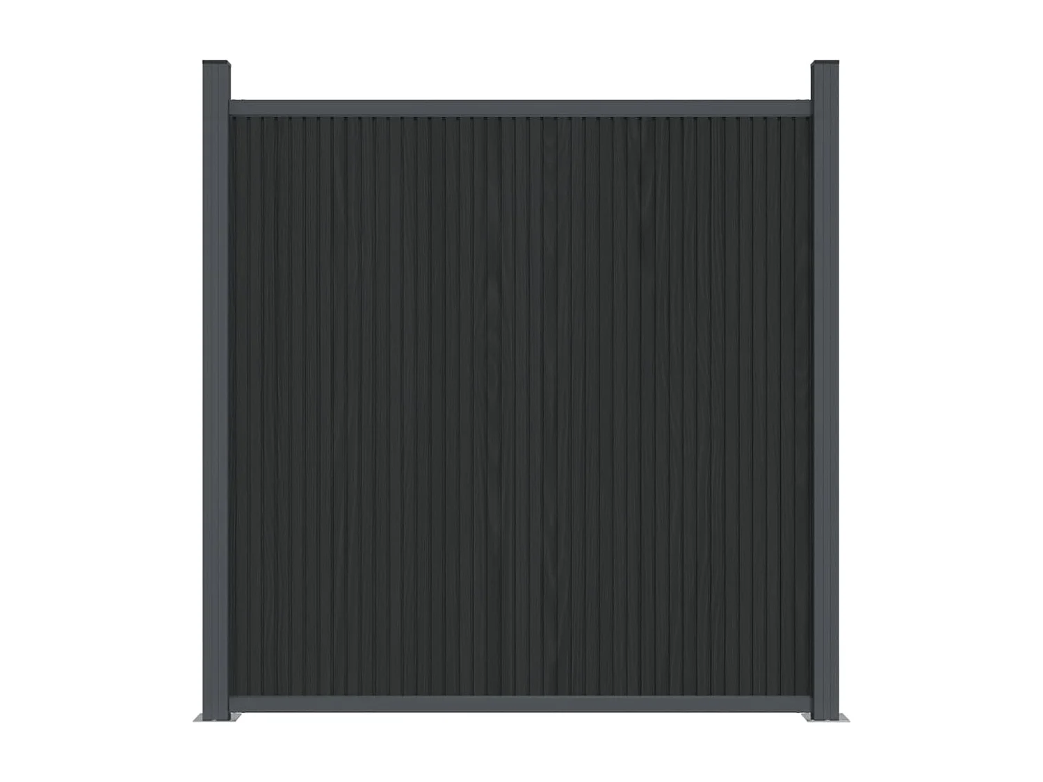 Panneau de clôture gris 872x186 WPC