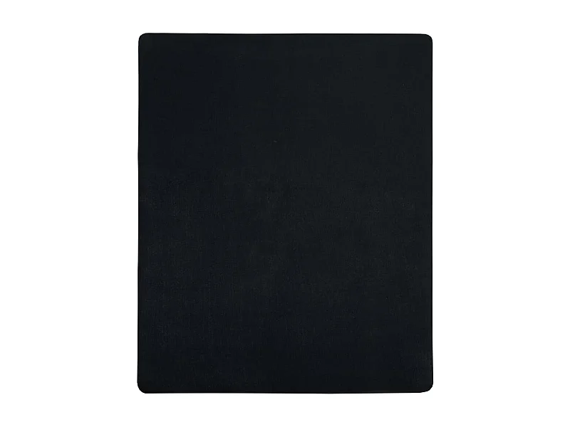 Draps-housses Jersey 2 pcs Noir 160x200 Coton