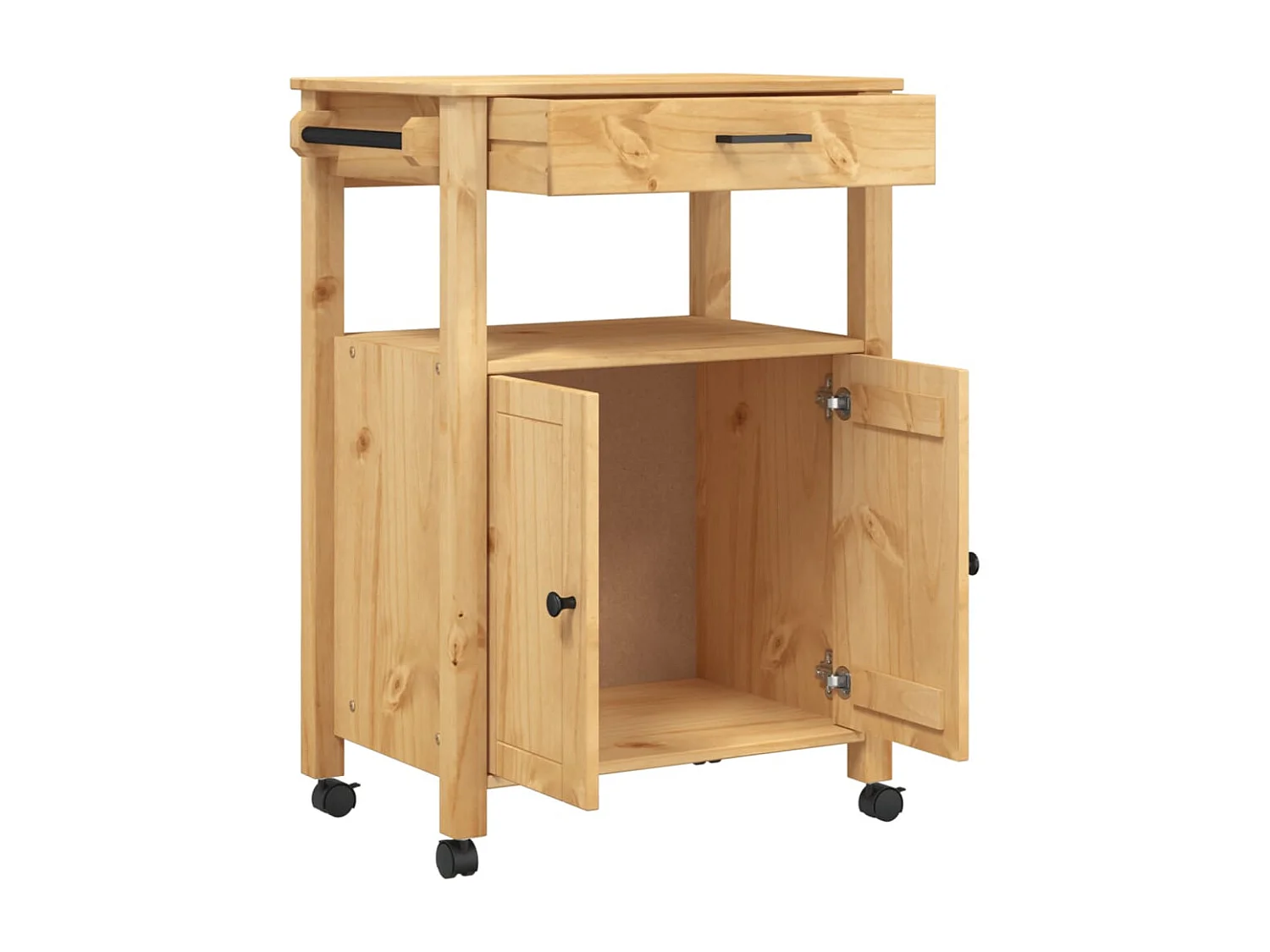 Chariot de cuisine MONZA 60x40x90 bois massif de pin