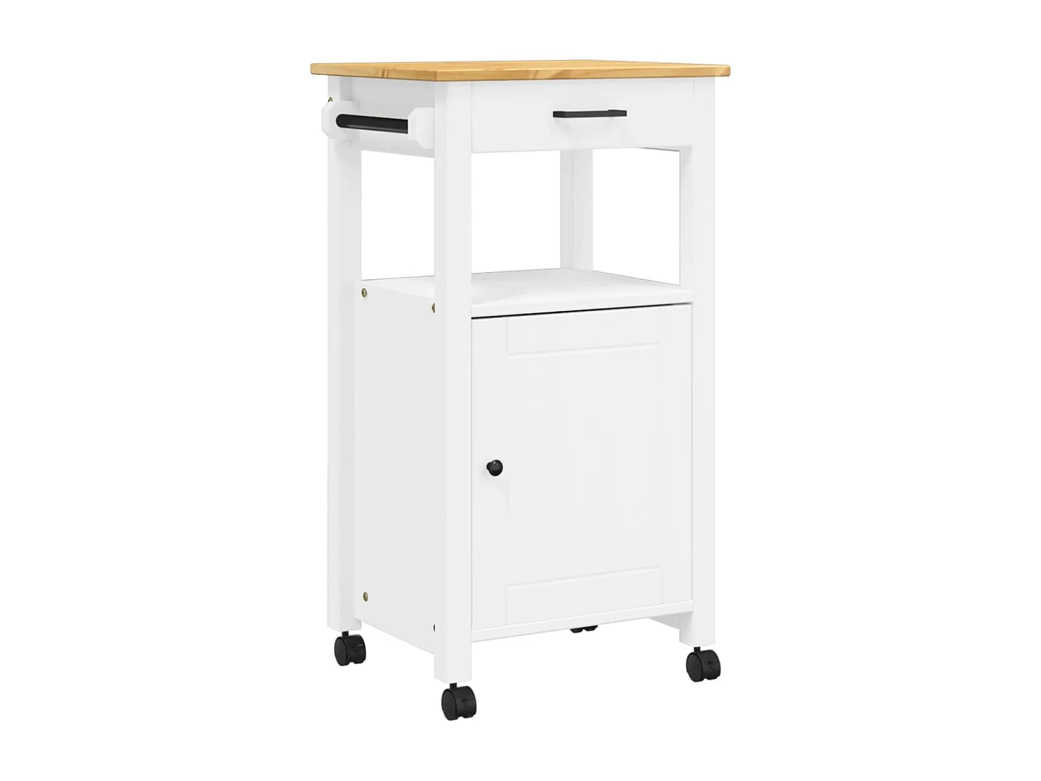 Chariot de cuisine MONZA 48x40x90 bois massif de pin