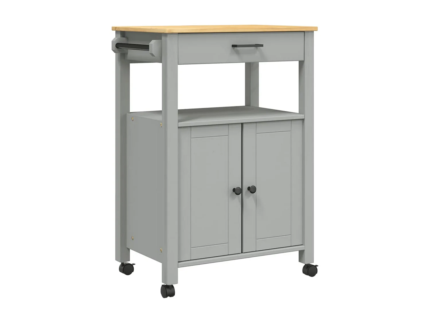 Chariot de cuisine MONZA 60x40x90 bois massif de pin