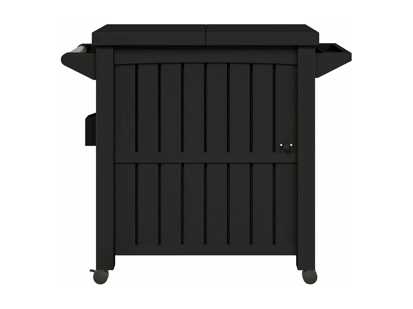 Chariot de service 3 en 1 noir polypropylène