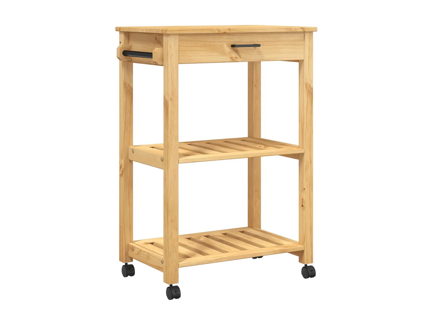 Chariot de cuisine MONZA 60x40x90 bois massif de pin