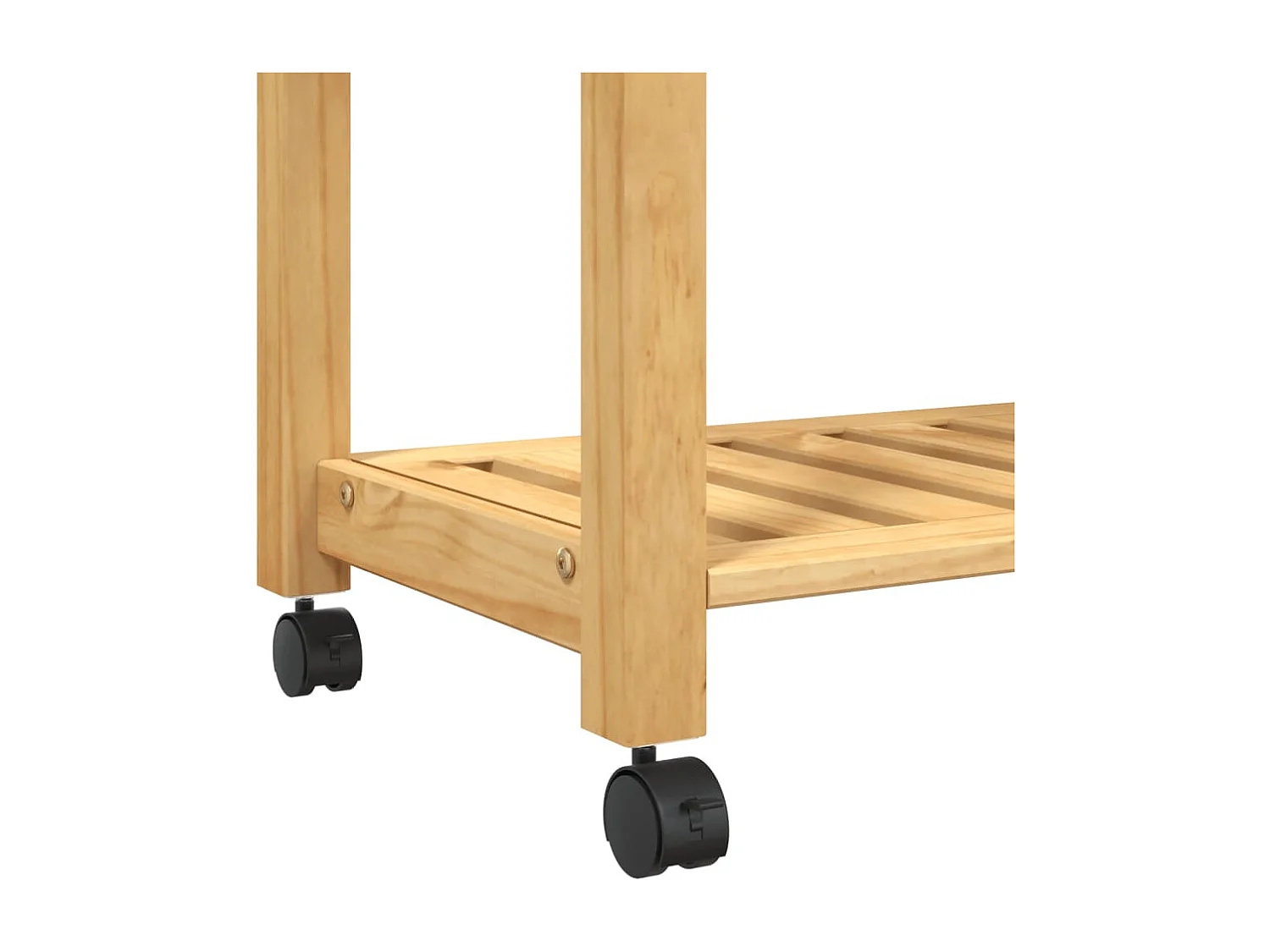 Chariot de cuisine MONZA 60x40x90 bois massif de pin