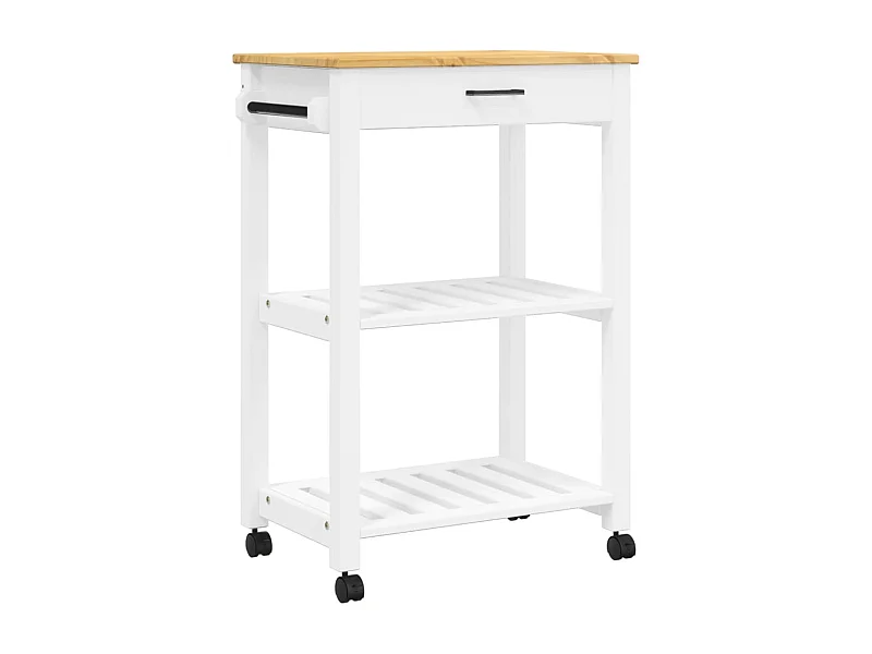 Chariot de cuisine MONZA 60x40x90 bois massif de pin