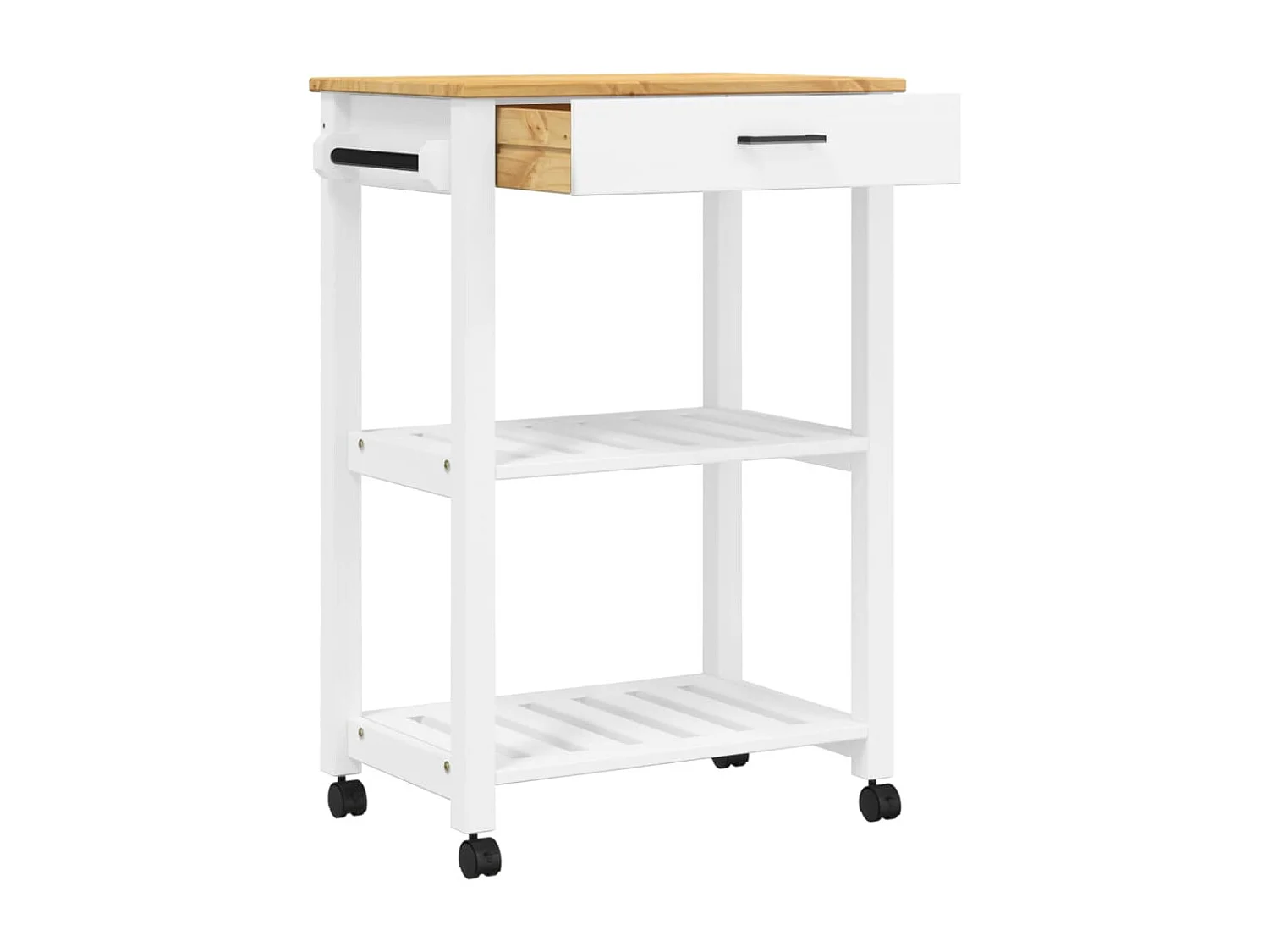 Chariot de cuisine MONZA 60x40x90 bois massif de pin