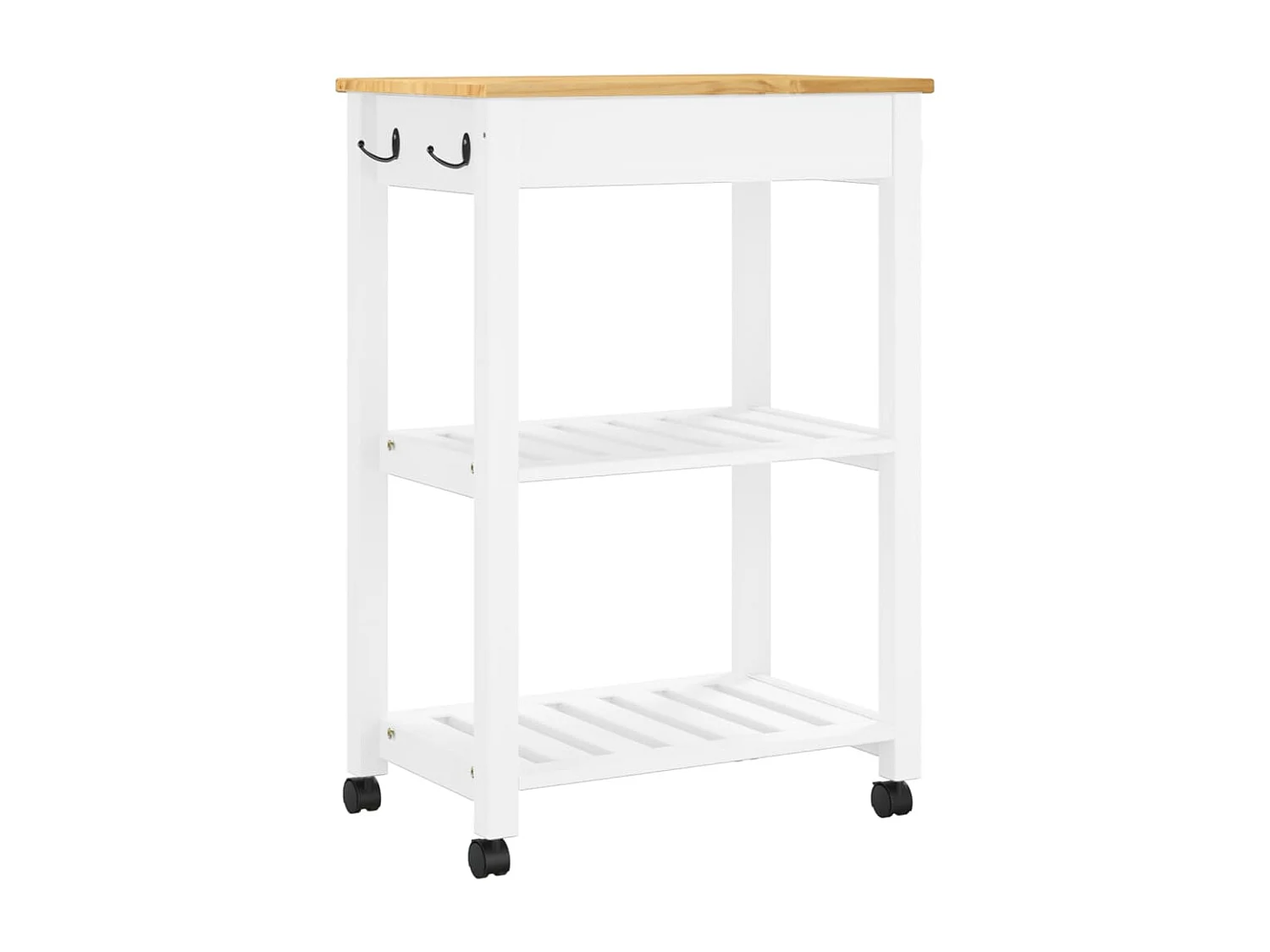 Chariot de cuisine MONZA 60x40x90 bois massif de pin