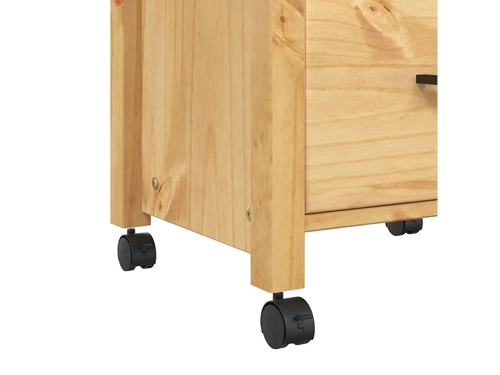 Chariot de cuisine MONZA 48x40x90 bois massif de pin