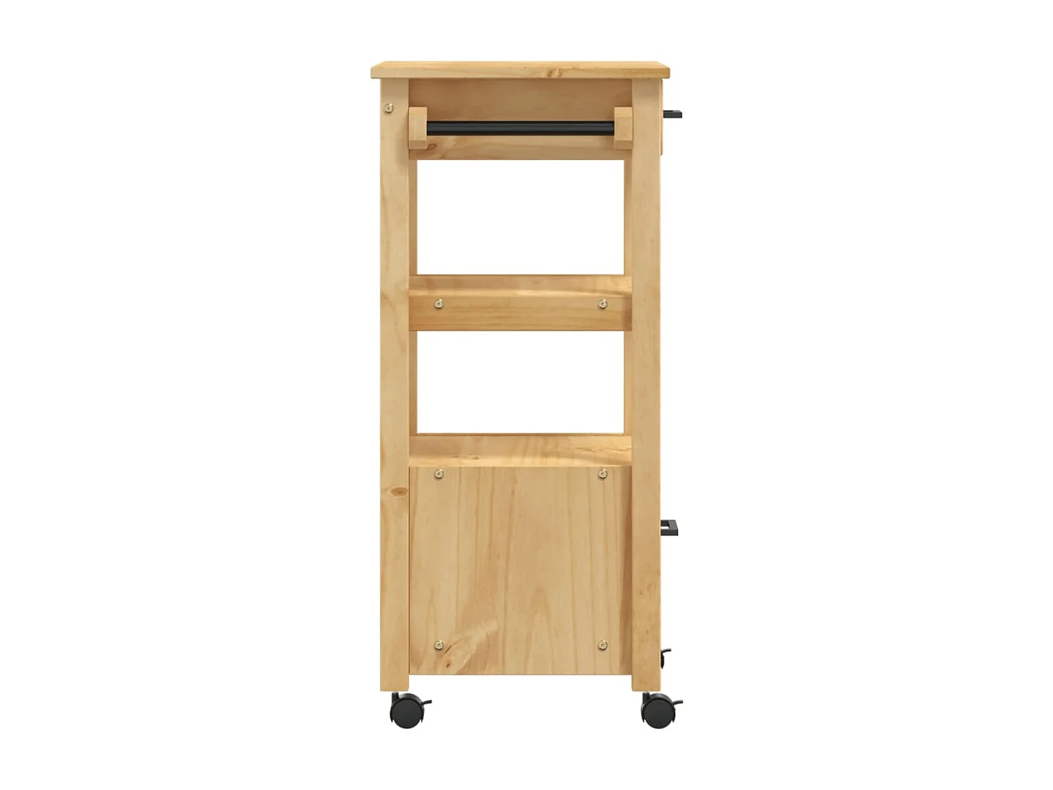 Chariot de cuisine MONZA 48x40x90 bois massif de pin